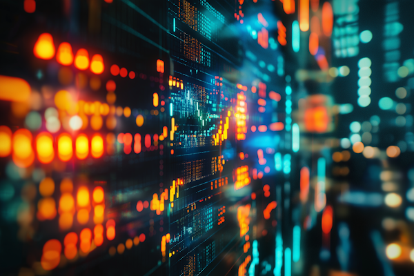 Trading de acciones y análisis de mercado financiero